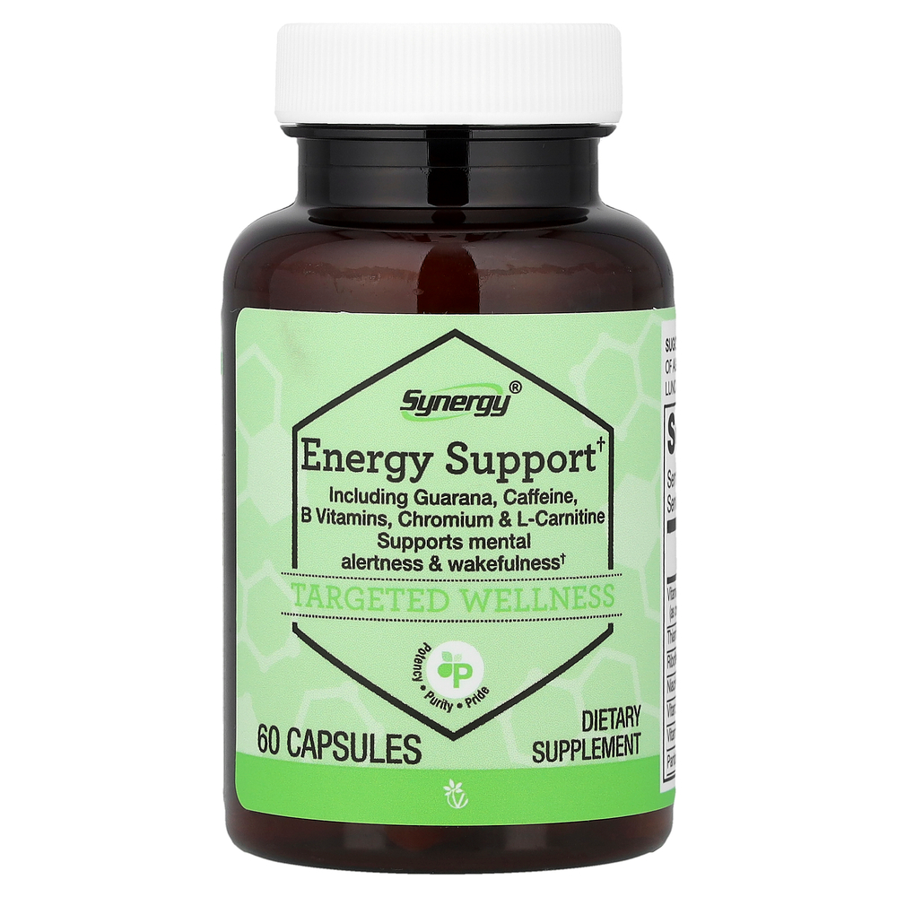 Vitacost, Synergy®, Energy Support, 60 Capsules