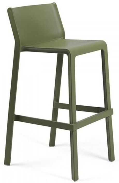 Стул пластиковый барный Nardi Trill Stool, агава