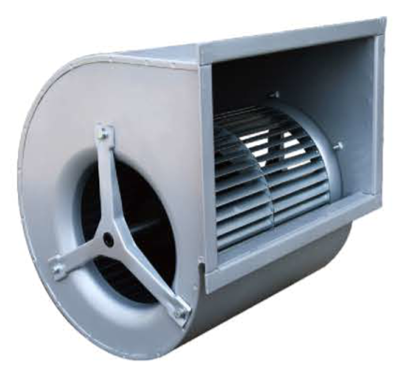Вентилятор DYF4D-250-QS1a 1,2 кВт с вперед загнутыми лопатками AC