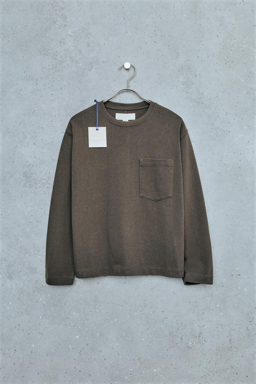 ZARA STORIESZ — ФУТБОЛКА ИЗ ПЛОТНОГО ХЛОПКА С ЭФФЕКТОМ ПОТЕРТОСТИ, АНТРАЦИТОВО-СЕРЫЙ