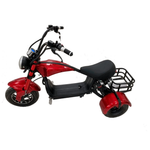 Электроскутер CityCoCo TRIKE GT X6 CHOPPER красный