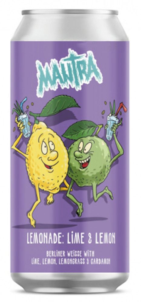 Пиво Мантра Лимонэйд Лайм Лимон / Mantra Lemonade Lime Lemon 0.5 - банка