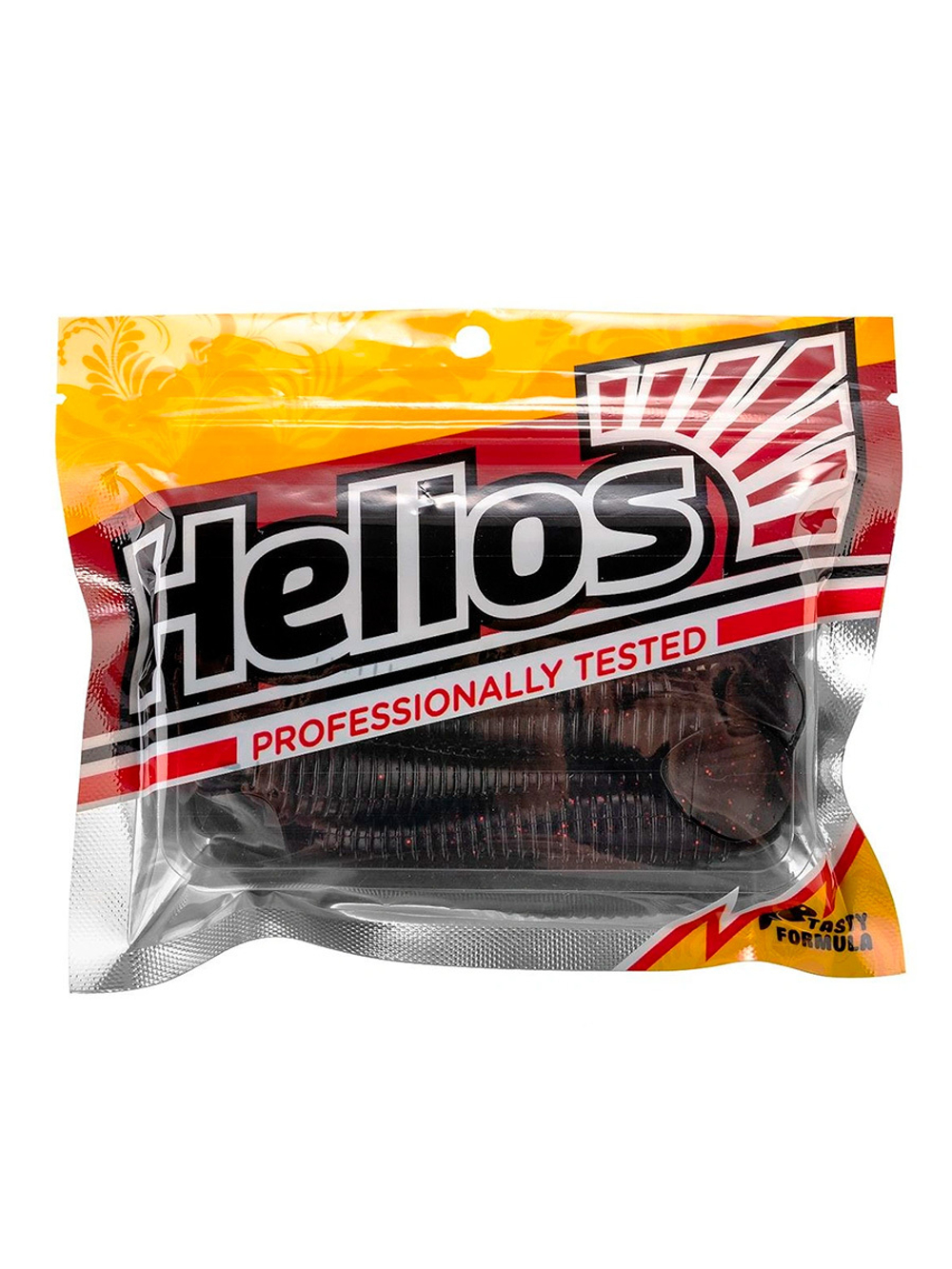 Виброхвост Helios Catcher 3,55"/9 см Black & Pearl 5шт. (HS-2-028)