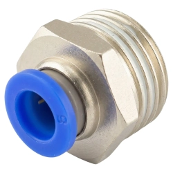 Фитинг для пластиковых трубок 8мм с наружной резьбой 1/2'' Partner SPC08-04