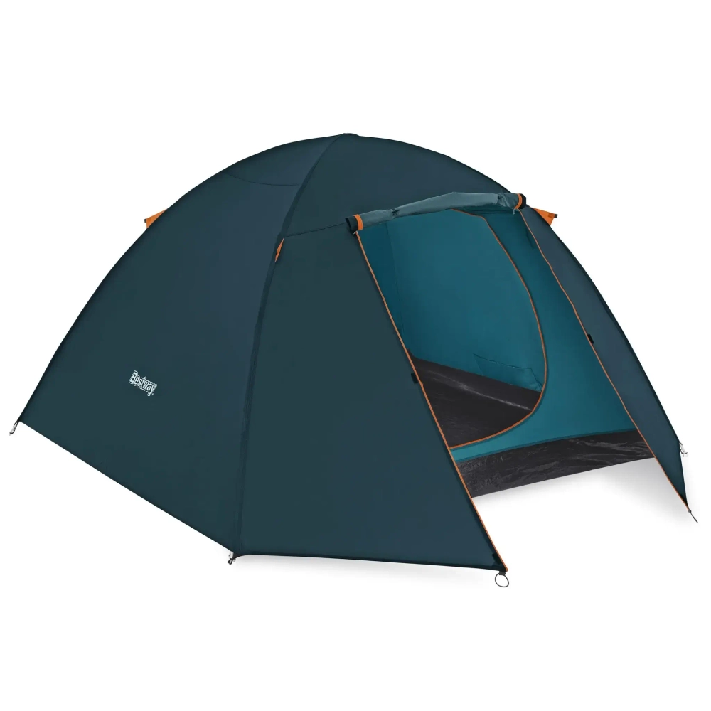 Палатка туристическая 4-местная 2-слойная Alpine Dome 4, размер (70+210)*240*140 см Bestway (68141)
