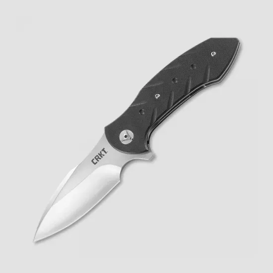 Нож"Terrestrial"скл.,ст.8Cr13MoV,кл.Satin,рук.черн.G10,клипса