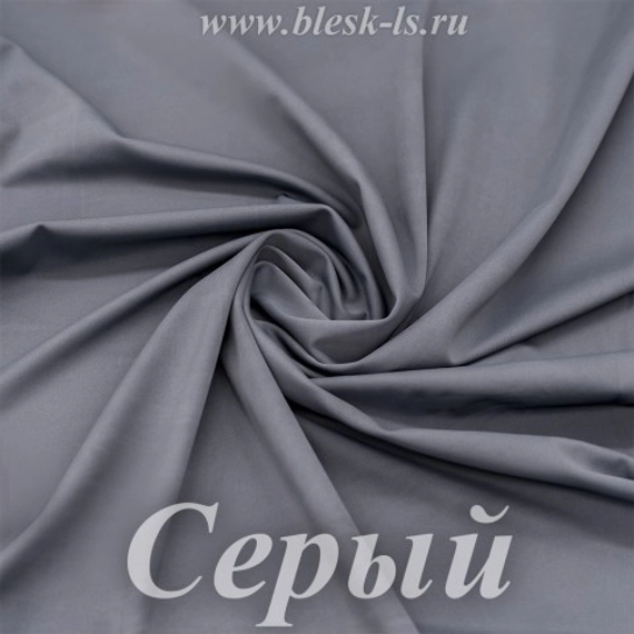 Матовый бифлекс, Серый, 200 гр/м, розница от 30 см