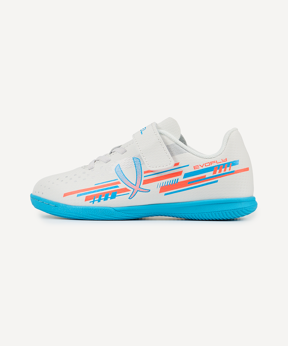 Бутсы зальные Evofly IN Talant White/blue, детский