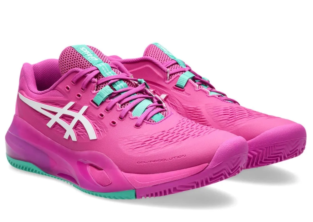 Теннисные кроссовки Asics Gel-Resolution X Clay - digital sakura/white