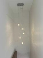 Pendant design lamp Mizu by Terzani (3 suspension)