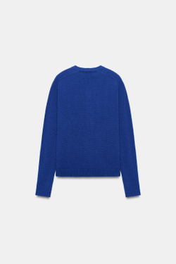 ZARA КАРДИГАН ИЗ 100% ШЕРСТИ, ЯРКО-СИНИЙ