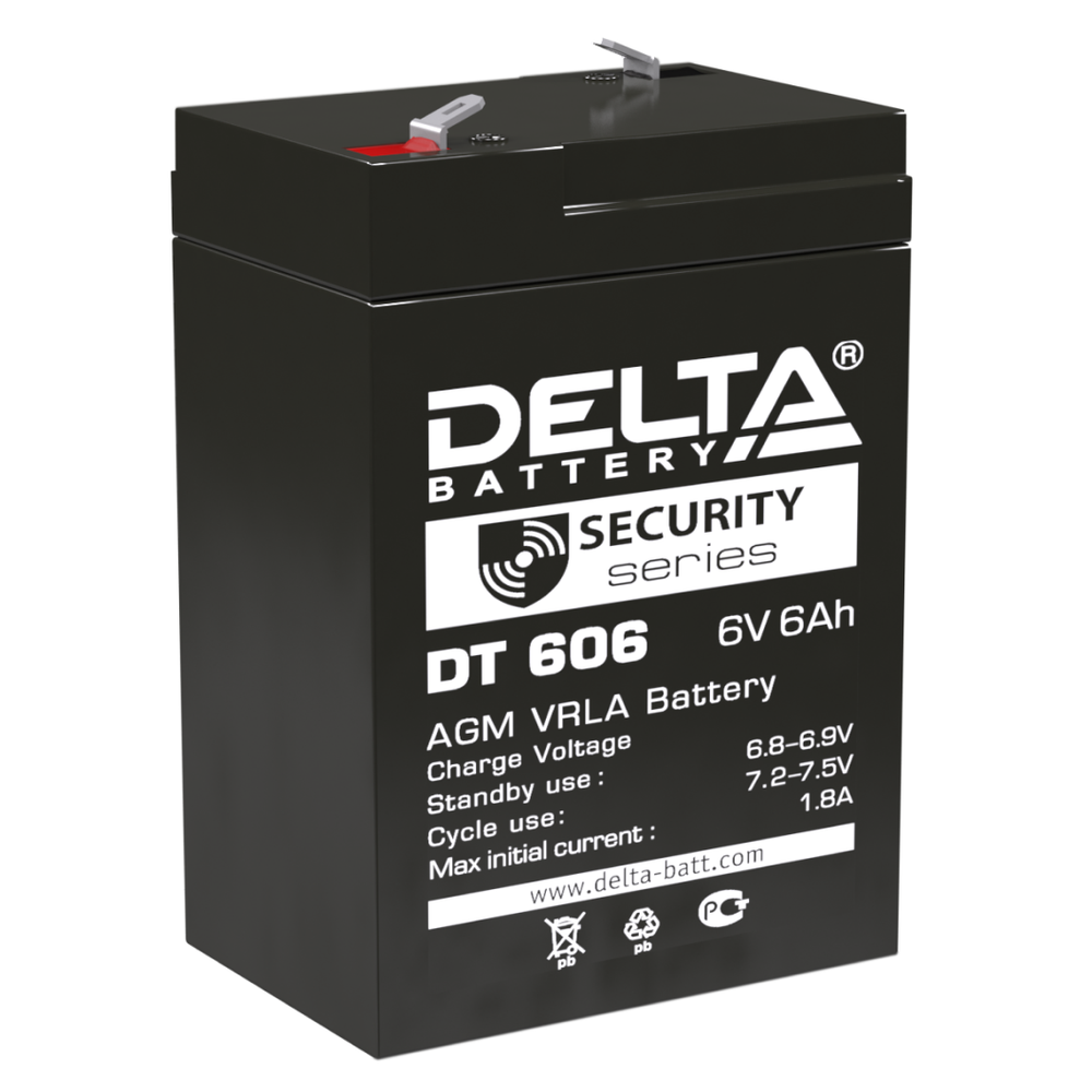 Аккумулятор DT 606 DELTA 6В 6Ач