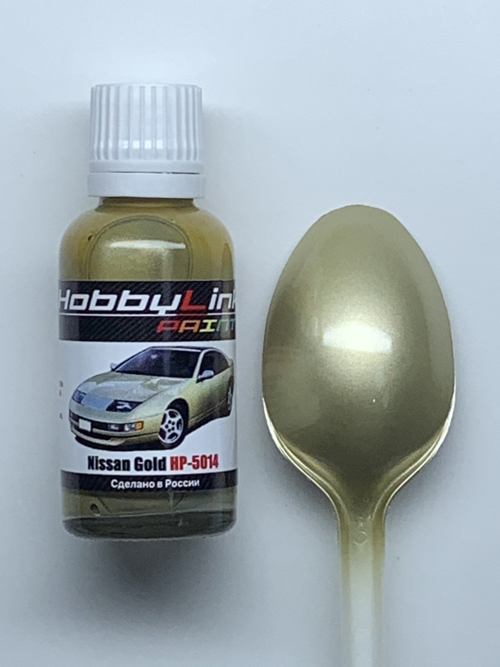 Краска лаковая HobbyLink Nissan Gold HP-5014