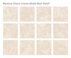 MYSTICAL CHARM CREMA 60x60 RELIEF MATT