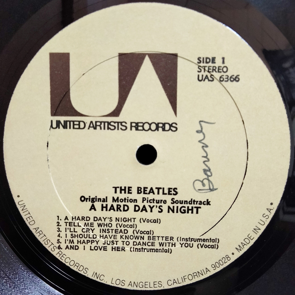 The Beatles / A Hard Day's Night (Original Motion Picture Sound Track)(LP)