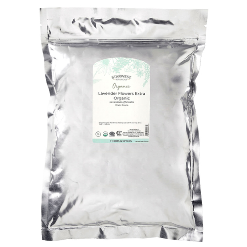 Starwest Botanicals, органические цветки лаванды, 453,6 г (1 фунт)