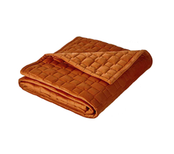Покрывало SPIRIT TANGERINE 240х260 бархат Blanc des Vosges 240x260 Оранжевый