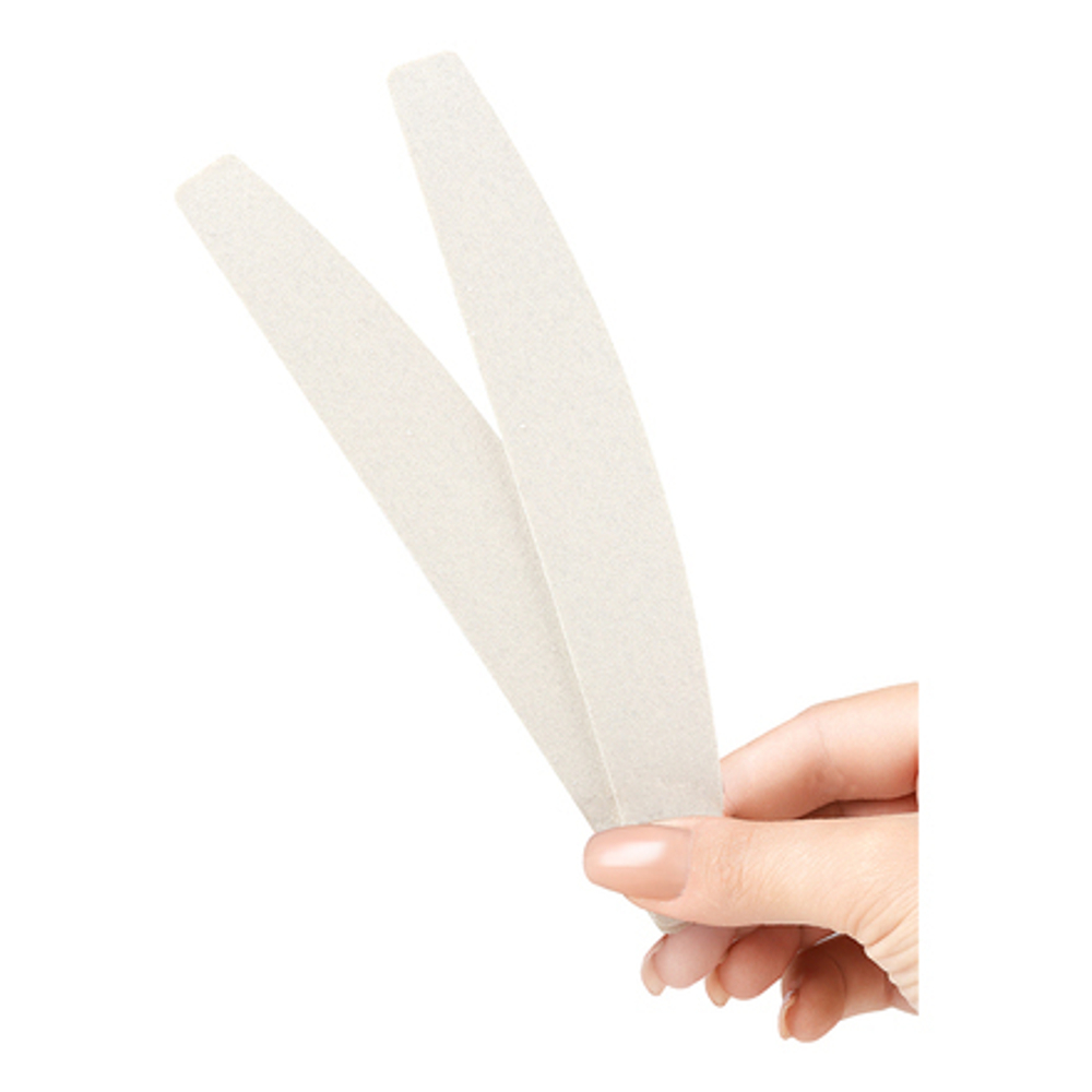 Сменные файлы для пилки лодочки белые мягкая подложка 240 грит White Line, 30 шт