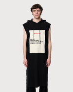 MM6 MAISON MARGIELA ТОП БЕЗ РУКАВОВ МУЖСКОЙ С КАПЮШОНОМ