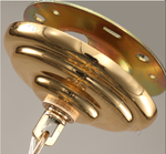 Pendant design lamp  THE LIGHT by Alma 36 lampshades (Gold)