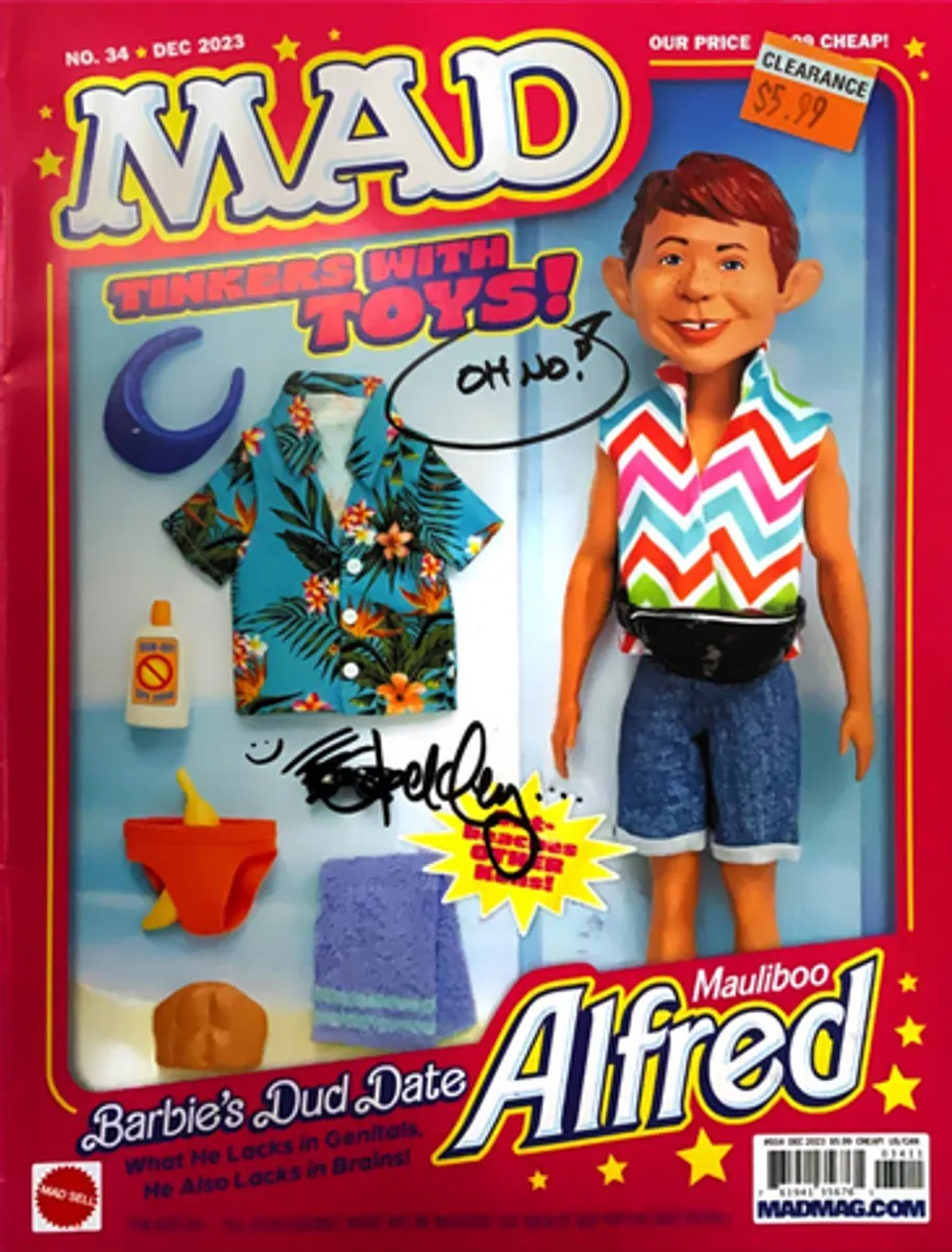 MAD Magazine #34 (December 2023) (с автографом Эда Стекли)