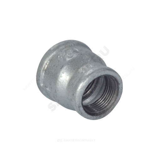 Муфта переходная чугун оц Ду 50х15 (2"х1/2") ВР Fittex PLUS
