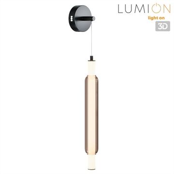 Бра 15W 4000К 6556/15WL черный/дымчатый Ledio Trendy Lumion
