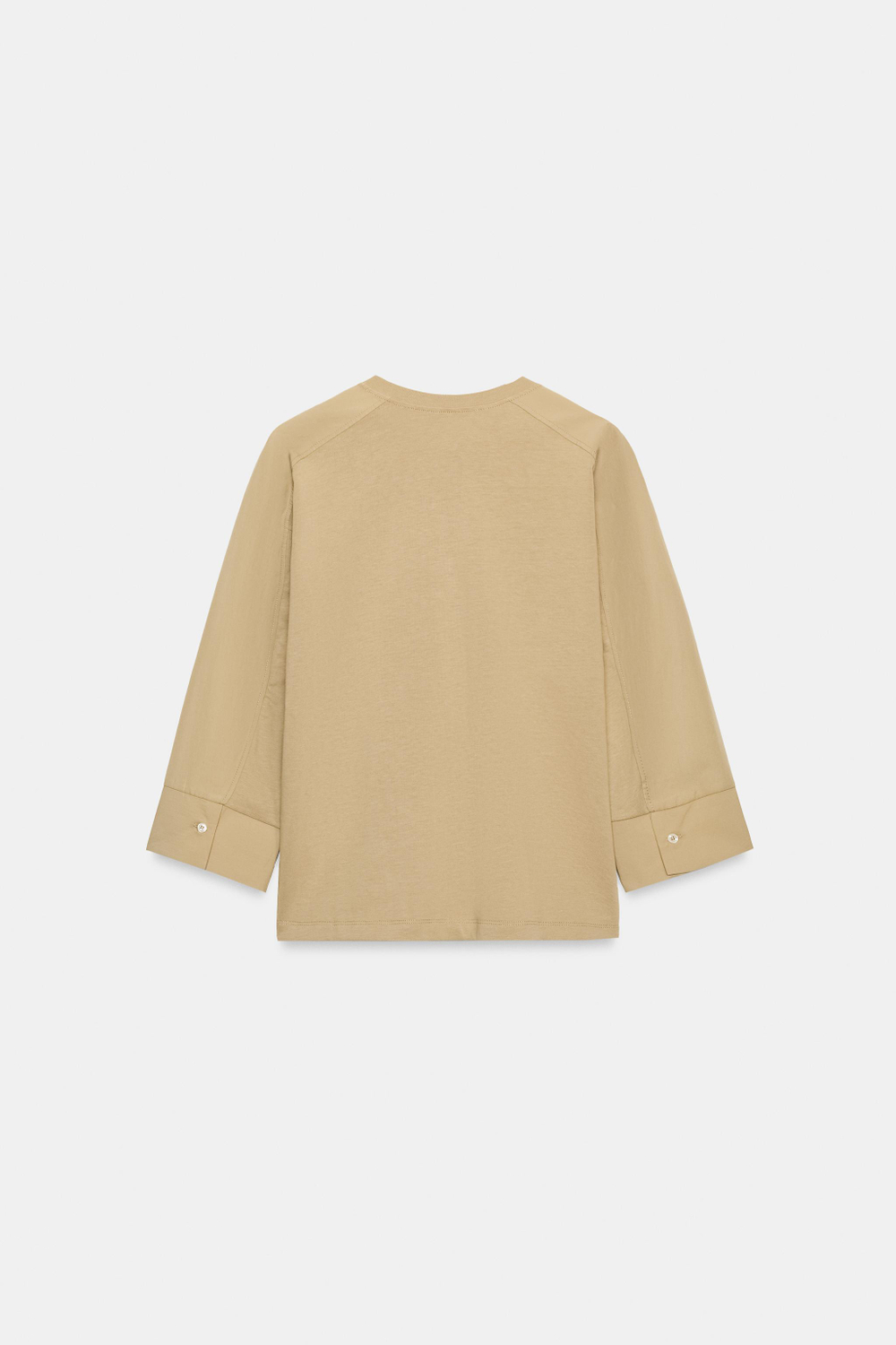КОМБИНИРОВАННАЯ ФУТБОЛКА — ZARA