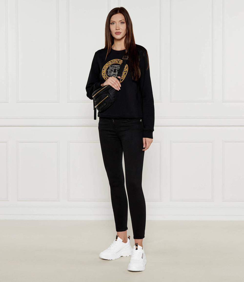 Кожаные кроссовки Just Cavalli - белый(77RA3SL4ZPA71)