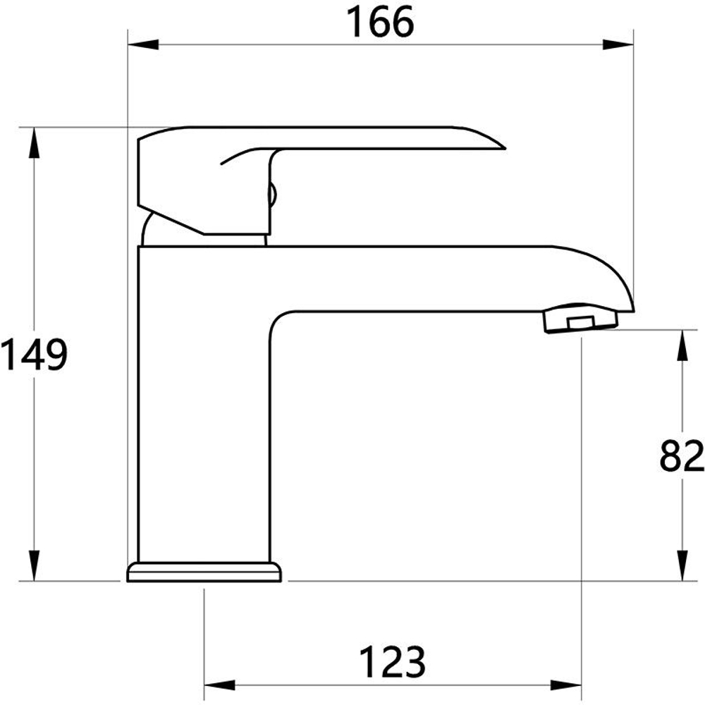 Смеситель для умывальника Heavy Metal MDV35620bk