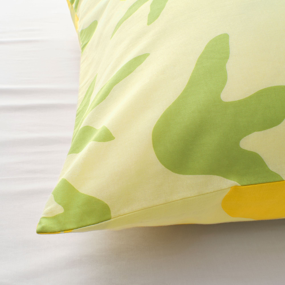 Комплект постельного белья IKEA JATTELIK (ЙЭТТЕЛИК), Детский, Желтый с рисунком, 150х200, 50х80 см