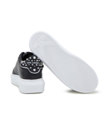 Кожаные кроссовки kapri Karl Lagerfeld - черный(KL62529N)