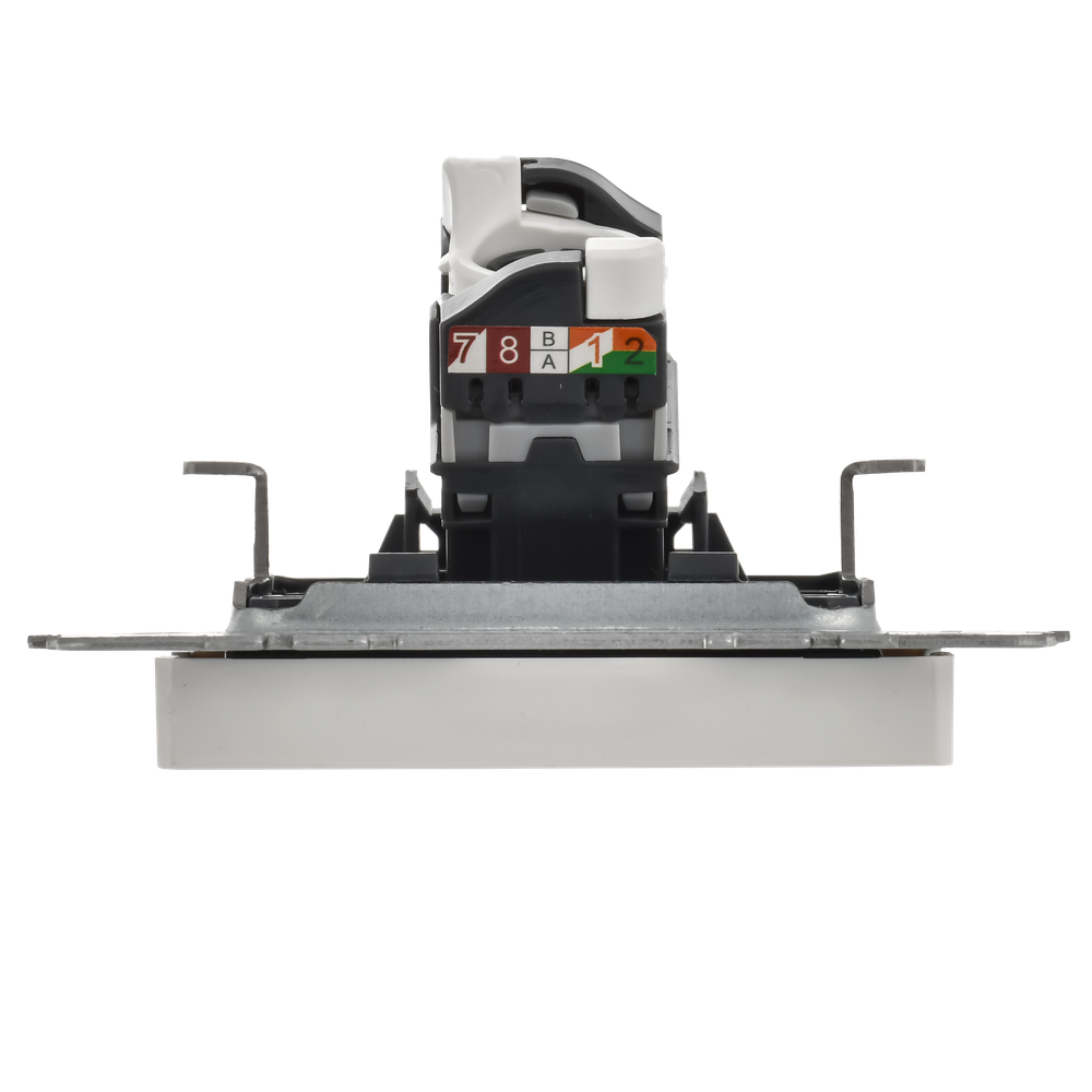 BRITE Розетка компьютерная RJ45 кат.5E РК10-БрБ белый