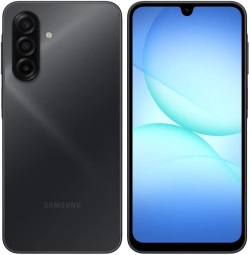 Смартфон Samsung SM-A175F Galaxy A17 128Gb 6Gb черный моноблок 3G 4G 2Sim 6.7" 1080x2340 Android 15 50Mpix 802.11 a/b/g/n/ac NFC GPS GSM900/1800 GSM1900 microSD max2048Gb