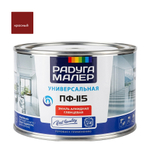 Эмаль ПФ-115 РАДУГА красная  0,4кг