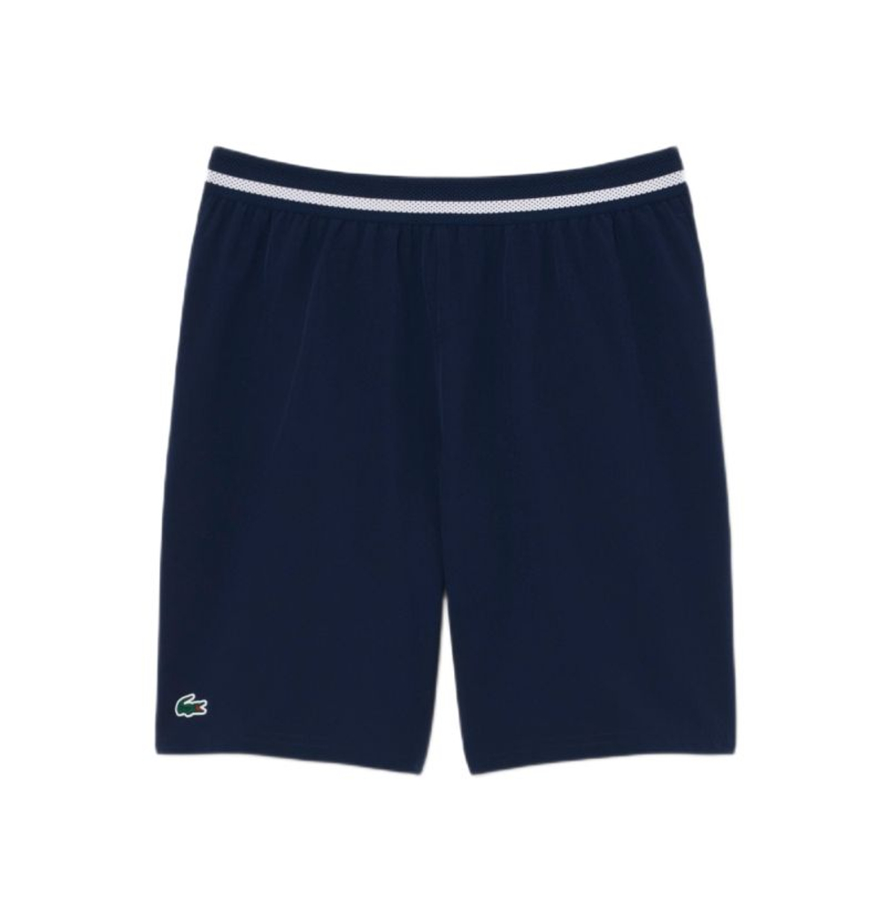 Мужские теннисные шорты Lacoste Tennis X Novak Djokovic - navy blue/white
