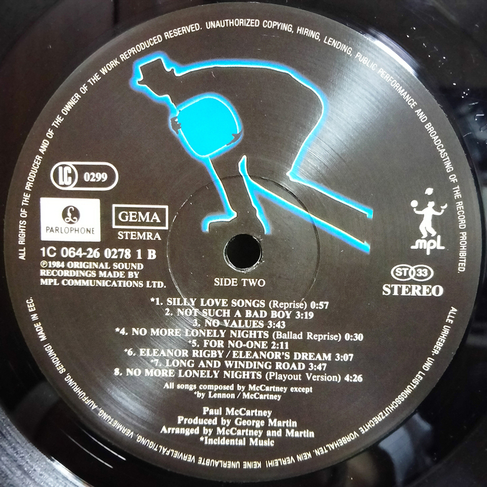 Paul McCartney / Give My Regards To Broad Street (LP)