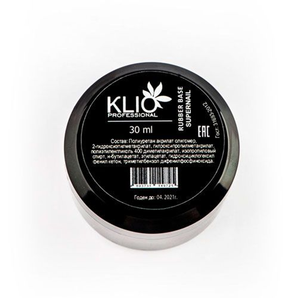 Klio Base SuperNail - Каучуковая база , 30мл