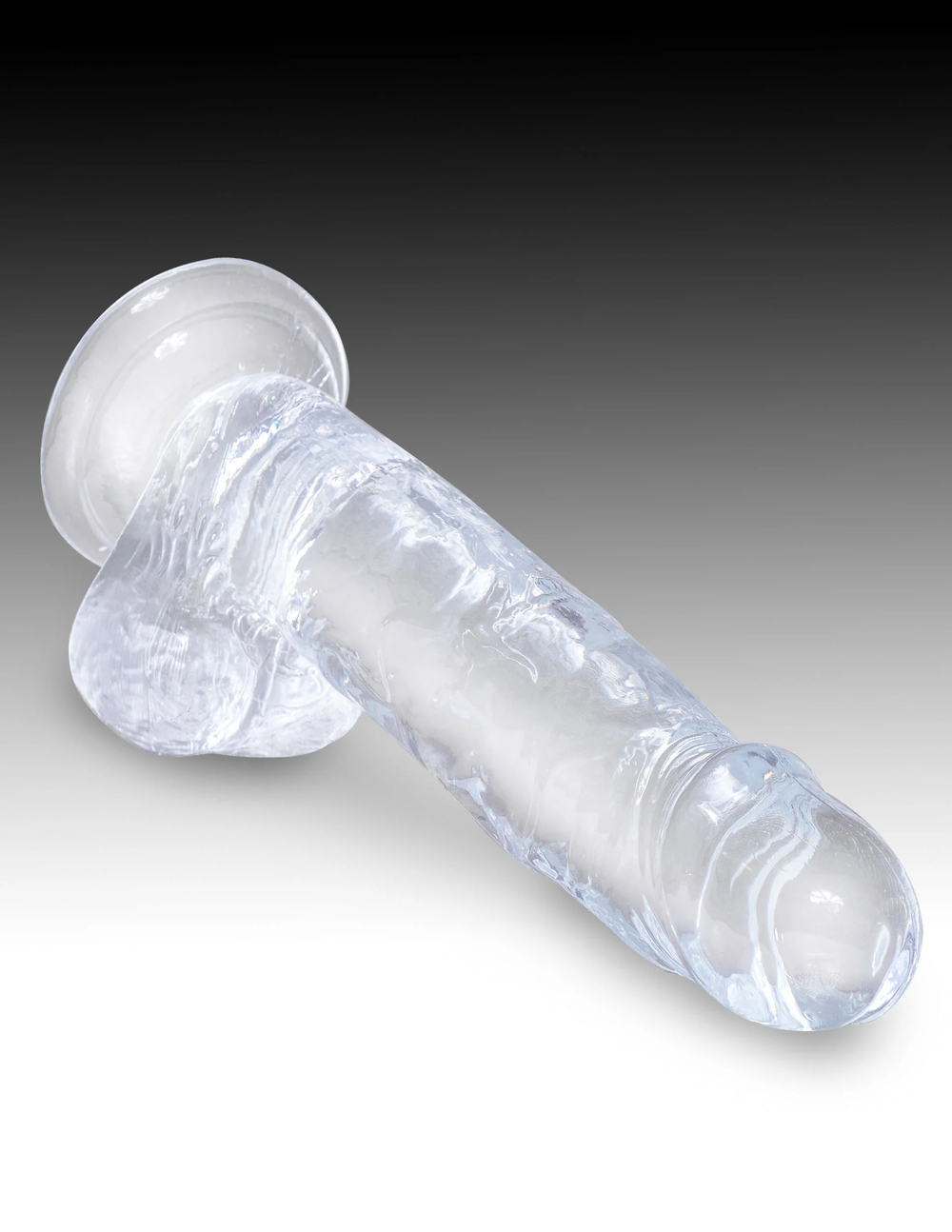 Фаллоимитатор King Cock Clear 7" Cock with Balls Pipedream 575420PD