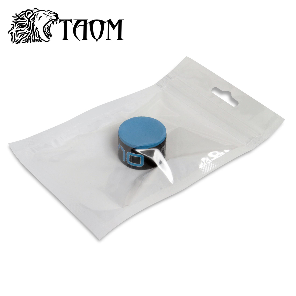 Мел бильярдный "Taom V10 Chalk" Blue без упаковки 1шт.