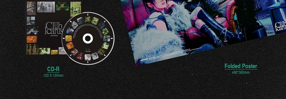 Альбом ARTMS - CLUB ICARUS 1st Mini Album 2 Version SET