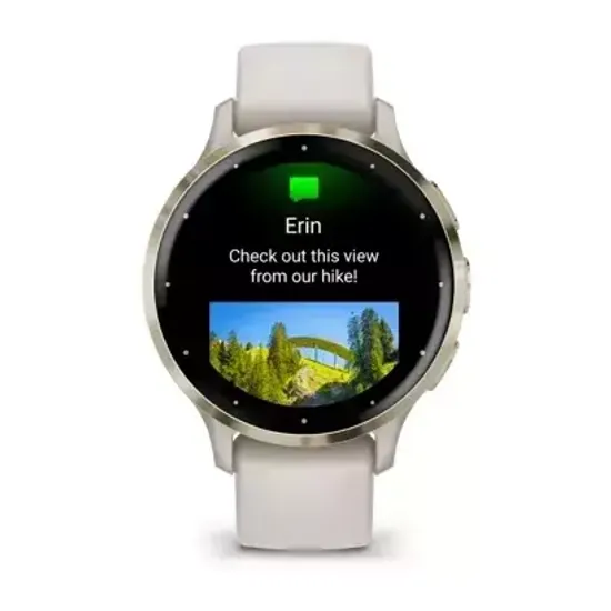Смарт-часы Garmin VENU 3S ivory case and silicone band 010-02785-04