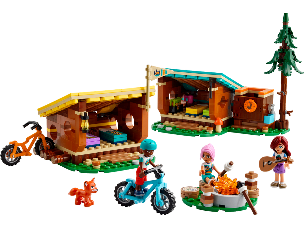 Конструктор Лего Френдс Уютные домики летнего лагеря | LEGO Friends Adventure Camp Cozy Cabins 42624 - 437 деталей (7+)
