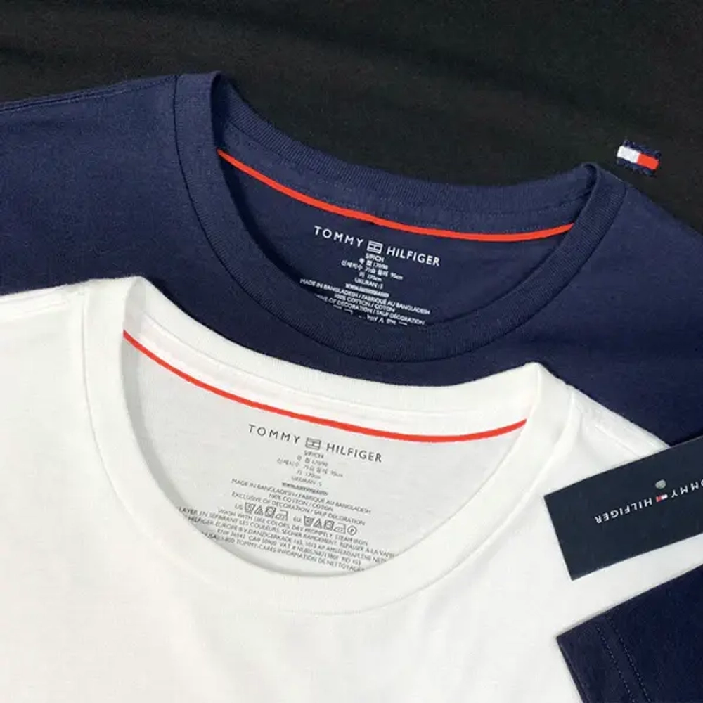 Футболка Tommi Hilfiger базовая, бел.