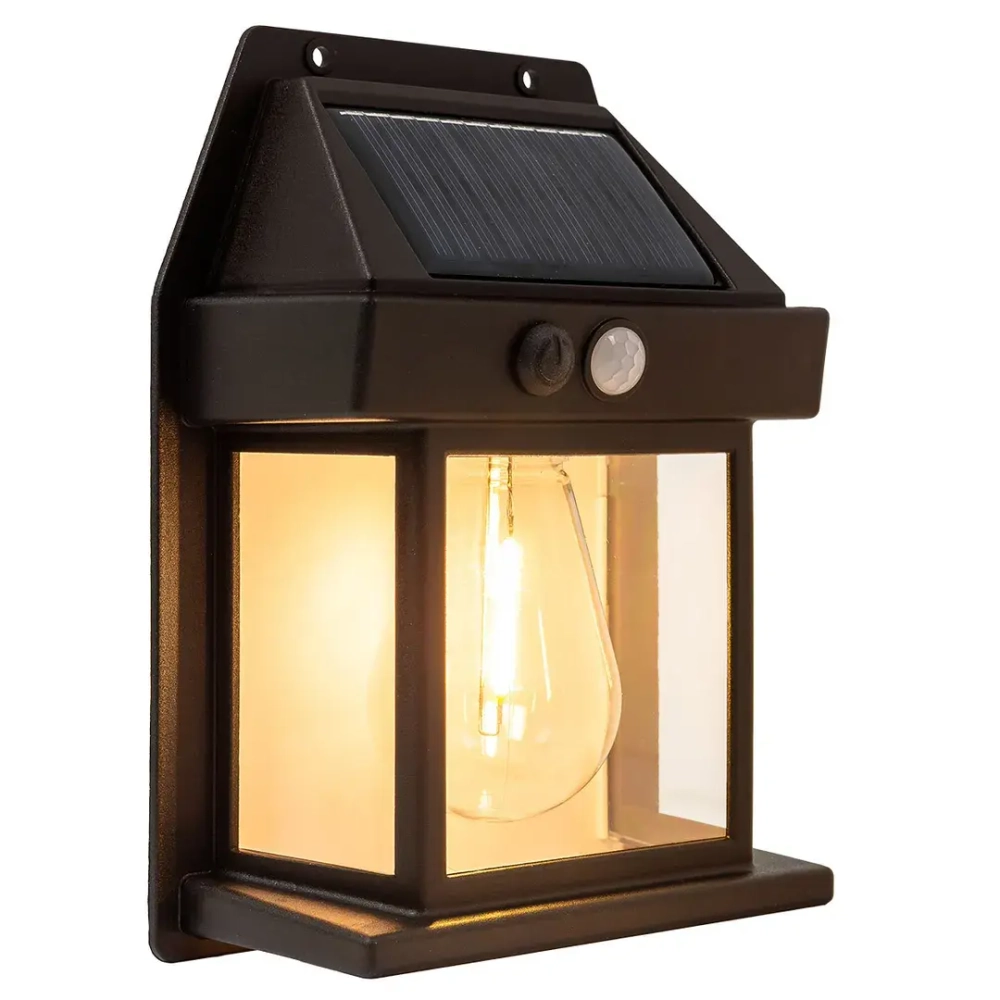 Светильник светодиодный на солнечной батарее с датчиком движения RockForce RF-WL6009 Black