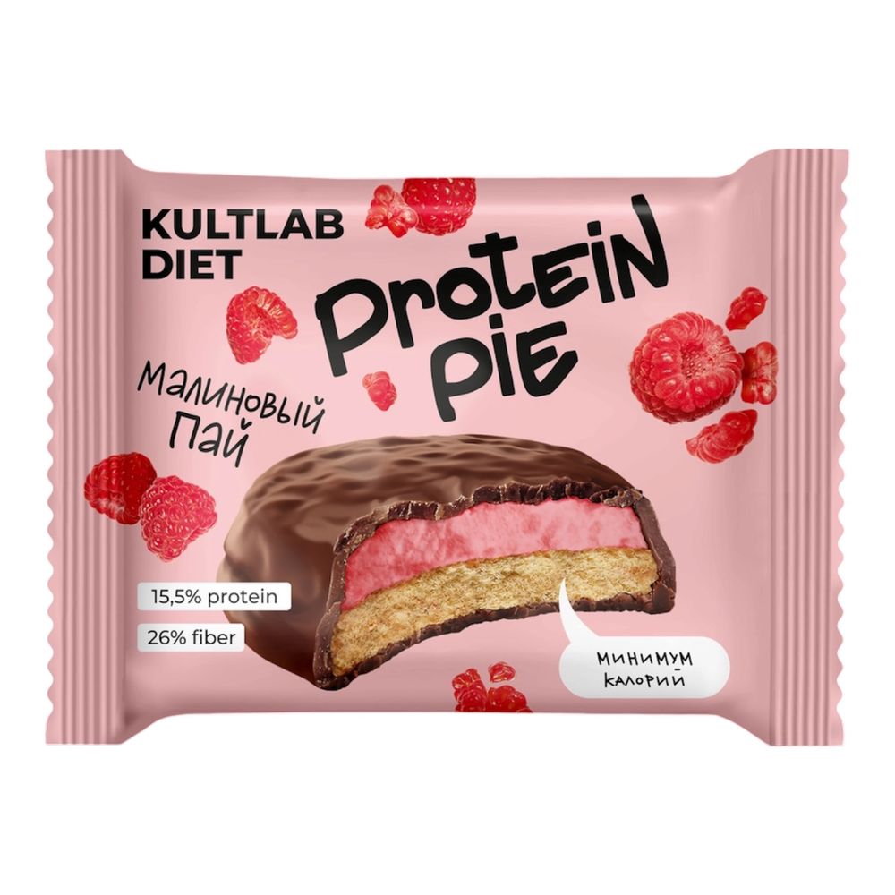 Малиновый пай Kultlab Diet Protein Pie, 45 гр