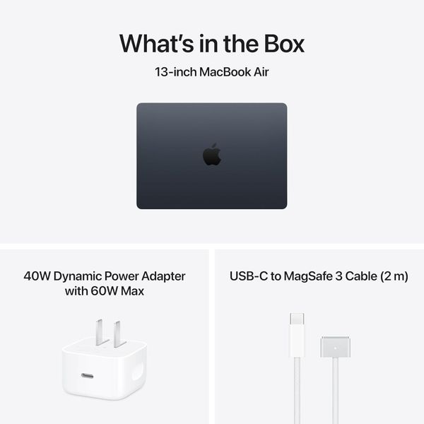 Ноутбук Apple MacBook Air 13 2026 MDHG4LL/A (M5 10-Core, GPU 10-Core, 24 ГБ, 1 ТБ), полуночный черный