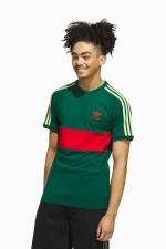 Футболка adidas 3-Stripes Panel - зеленый