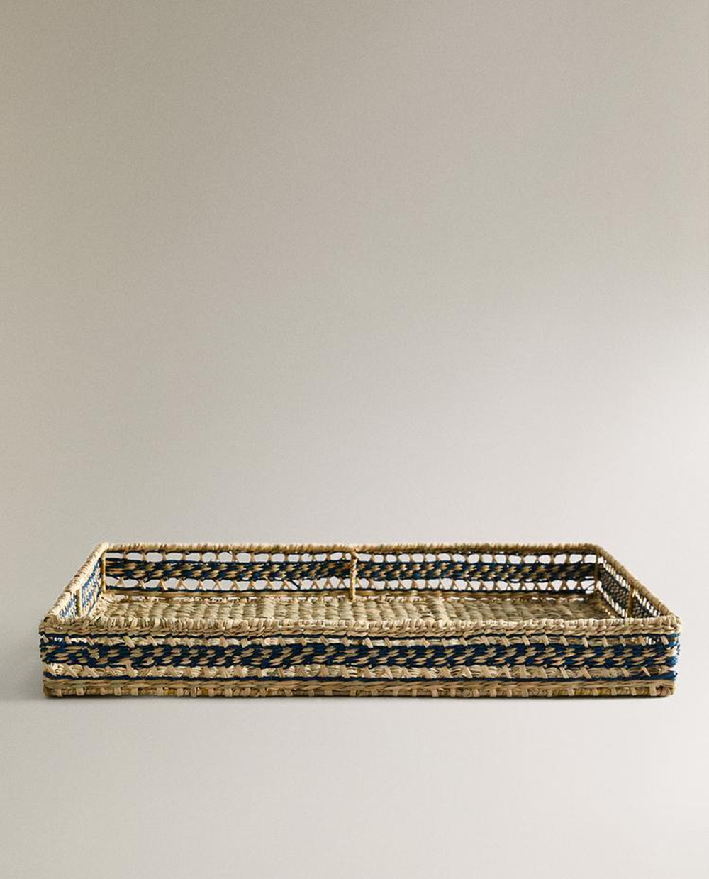 ZARA HOME ПРЯМОУГОЛЬНЫЙ ПОДНОС,СИНИЙ