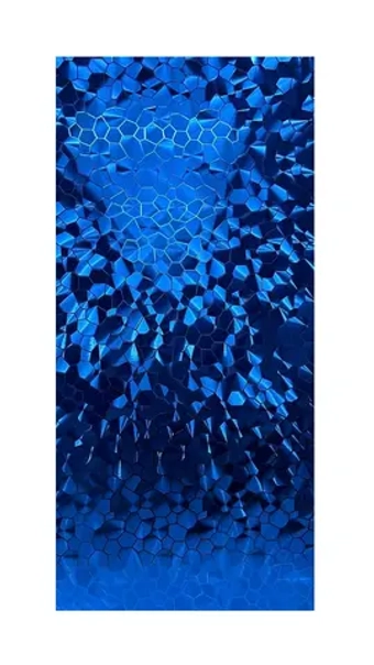 Бамбуковая панель "Мозаик" / "Mosaic" (синий) 3000х1220мм